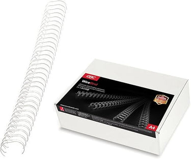 WireBind Drahtbinderücken, 100 Stück, 9.5mm, silber